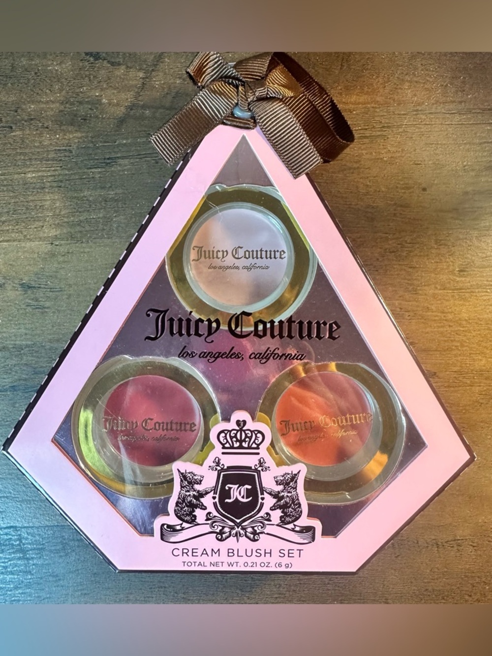 Juicy Couture Blush Set –3pc Cream Cheek Makeup NEW in Box /Palette /Cheek Color